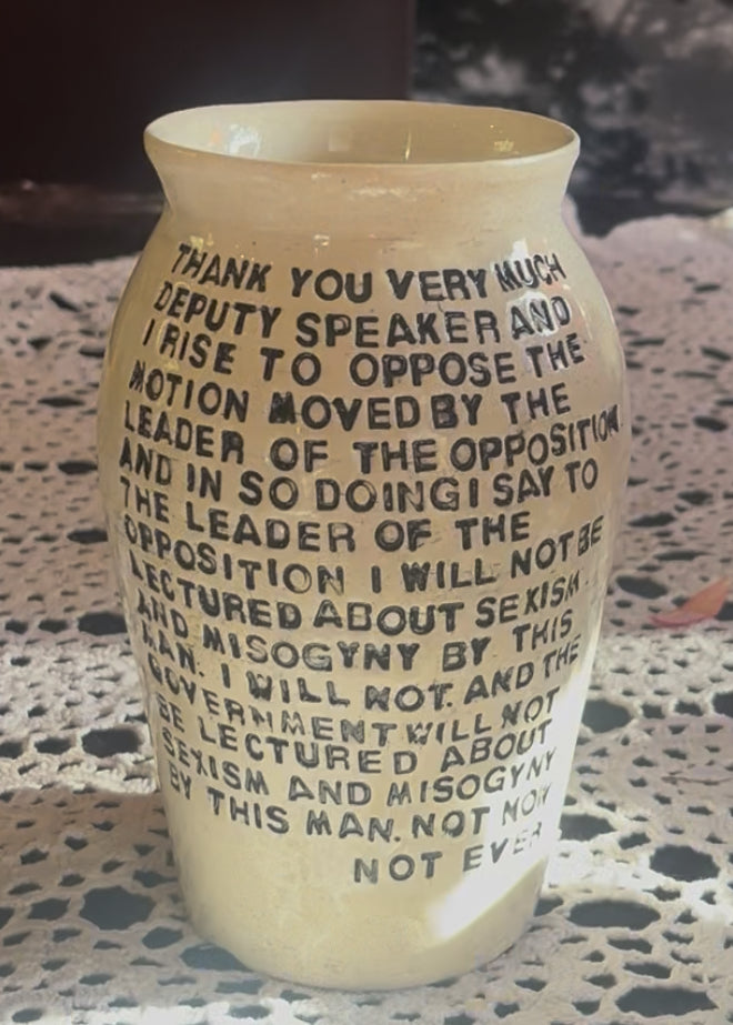 Preorder Misogyny Speech Vase