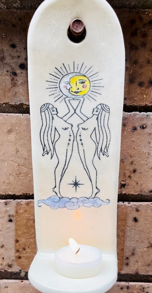 Goddess Candle Sconce