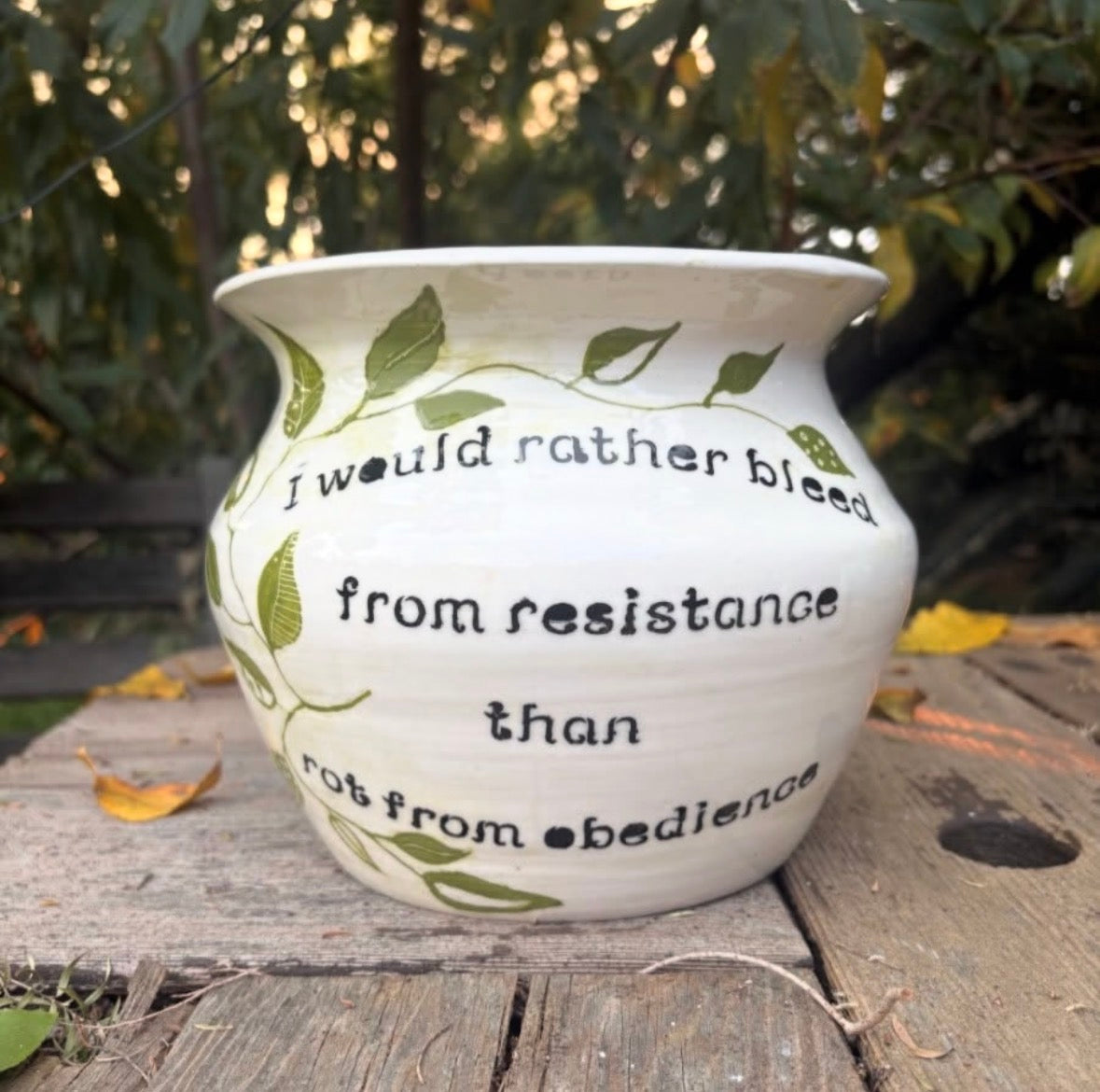 Lilith Quote Vase