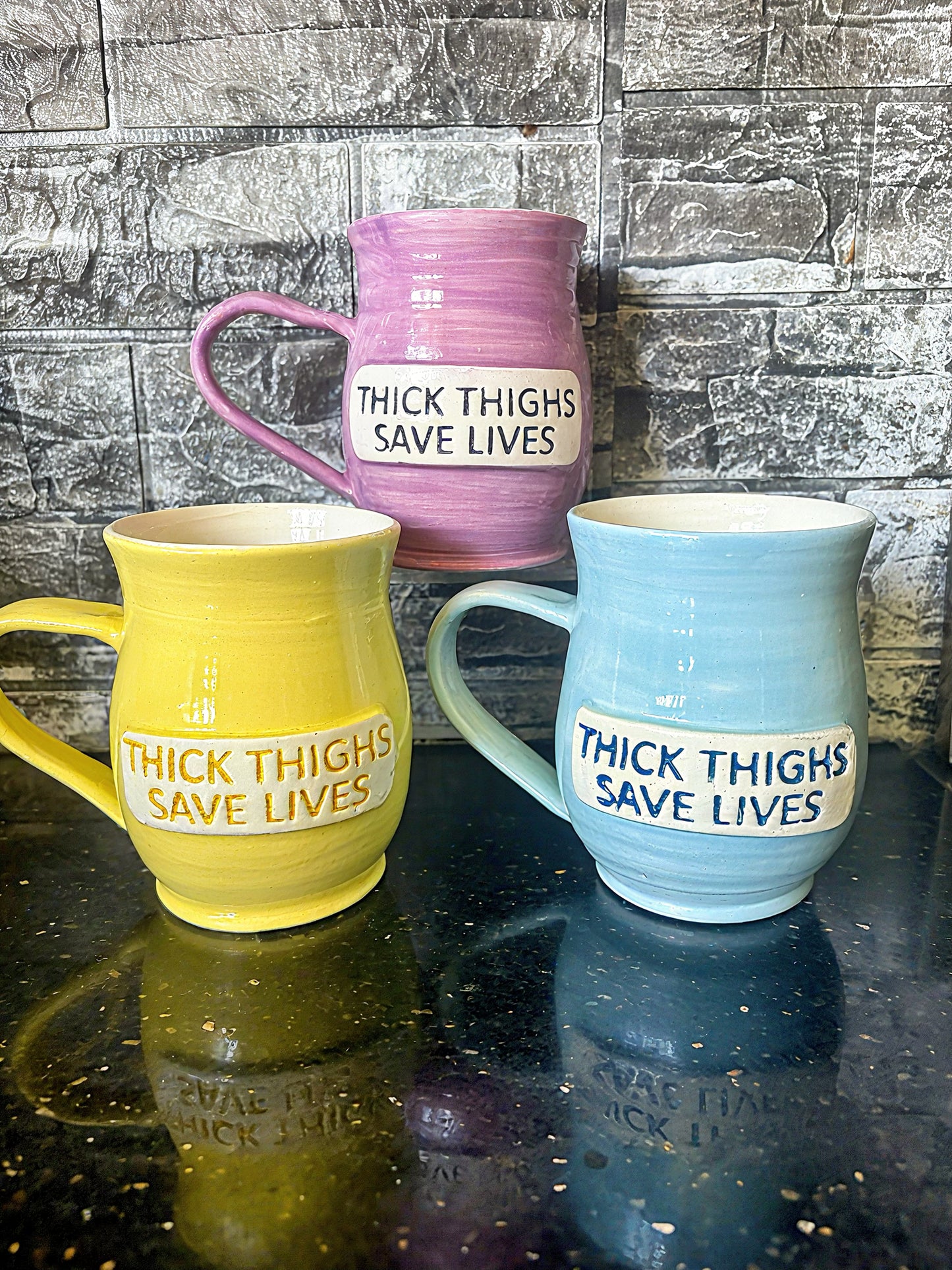 Thick Thighs Save Lives Mug
