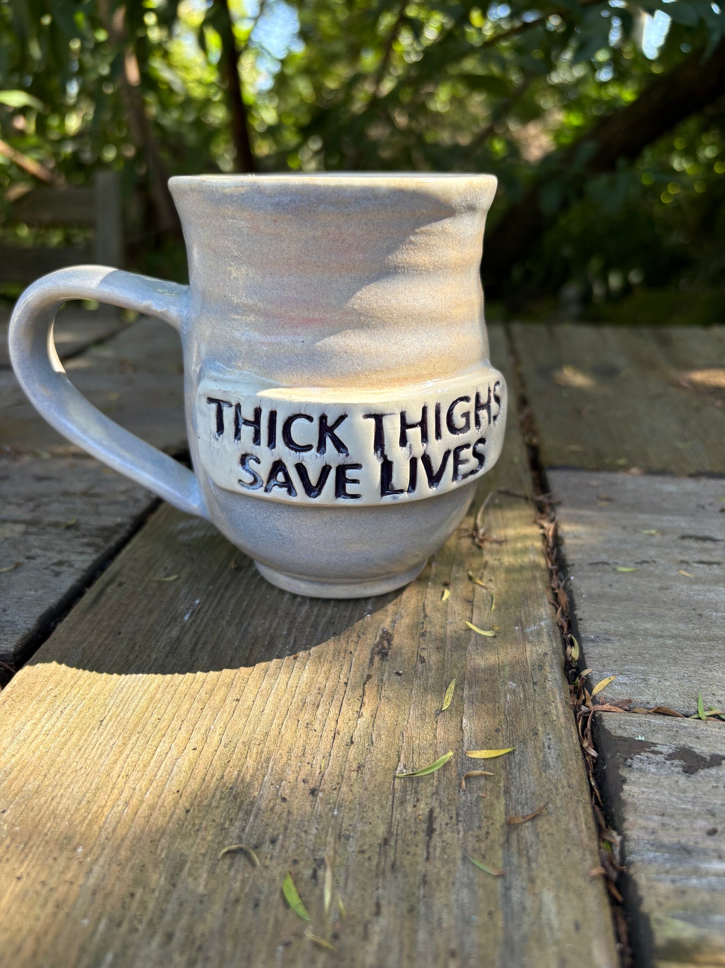 Thick Thighs Save Lives Mug